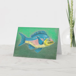 Gewebe-Fischanmerkungskarte Karte