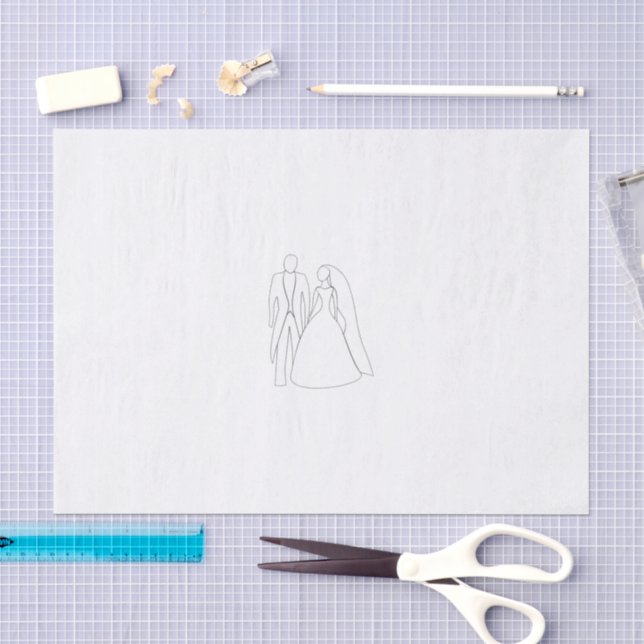 Gewebe für Hochzeiten oder Duschen Seidenpapier (Handwerk)