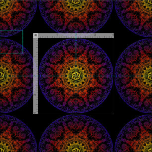 Gewebe Kala Chakra gekämmtes Baumwolle(56" Breite Stoff