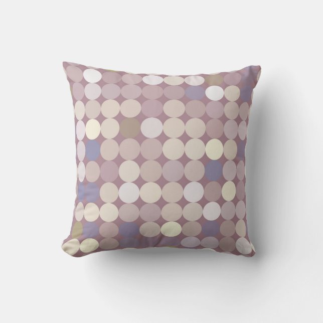 Gewebe kreist abstraktes Muster ein Kissen (Vorderseite)