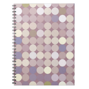 Gewebe kreist abstraktes Muster ein Notizblock