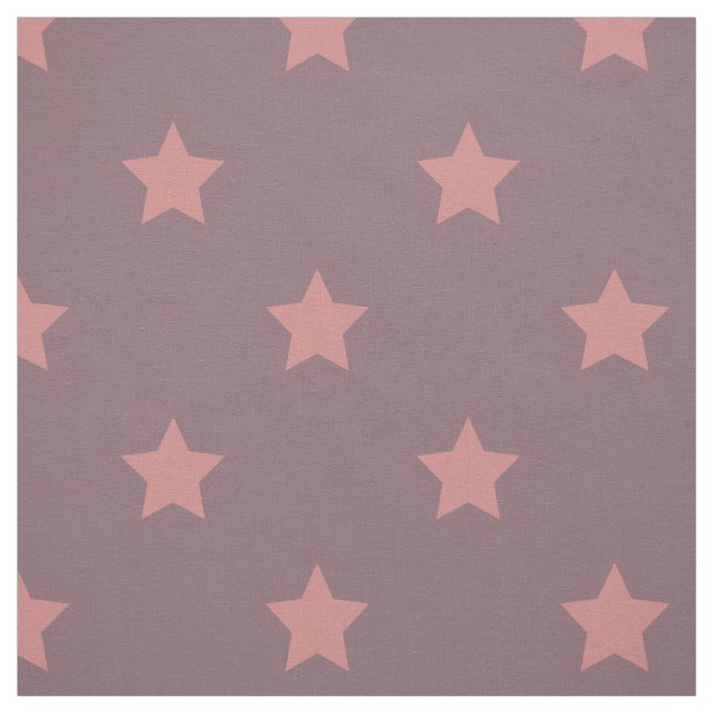 Gewebe: Lila u. rosa Sterne Stoff (Muster)