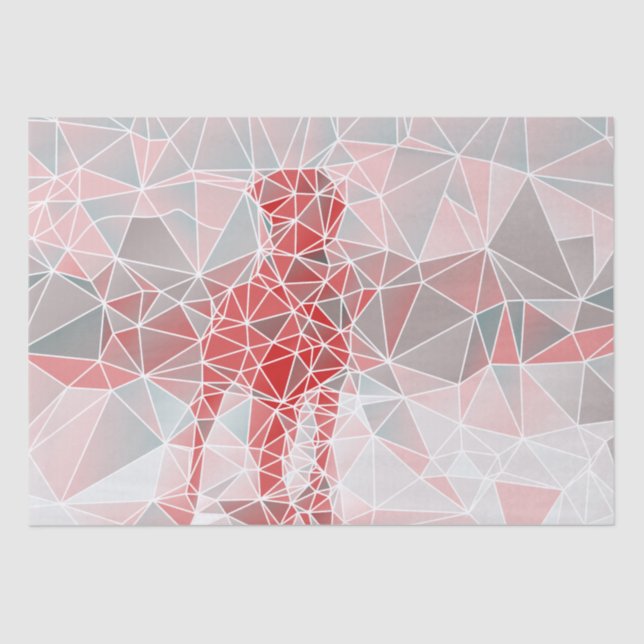 Gewebe mit großen Dänen Seidenpapier (Vorderseite)