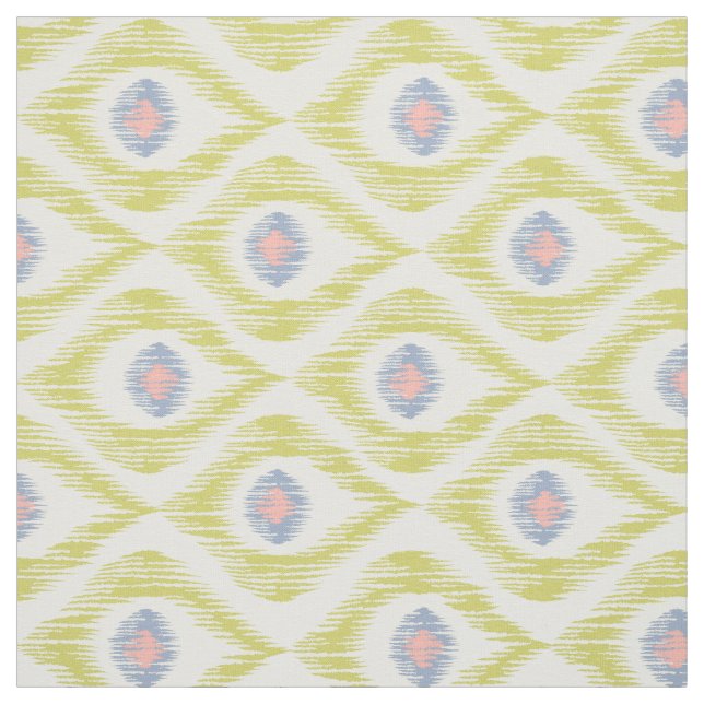 Gewebe mit grünem ikat Muster Stoff (Muster)