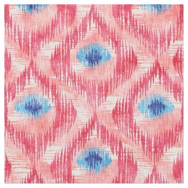 Gewebe mit ikat-Muster Stoff (Nahaufnahme)