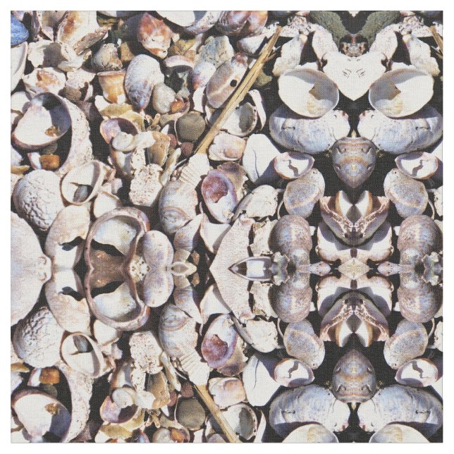 Gewebe - Muscheln Stoff (Nahaufnahme)
