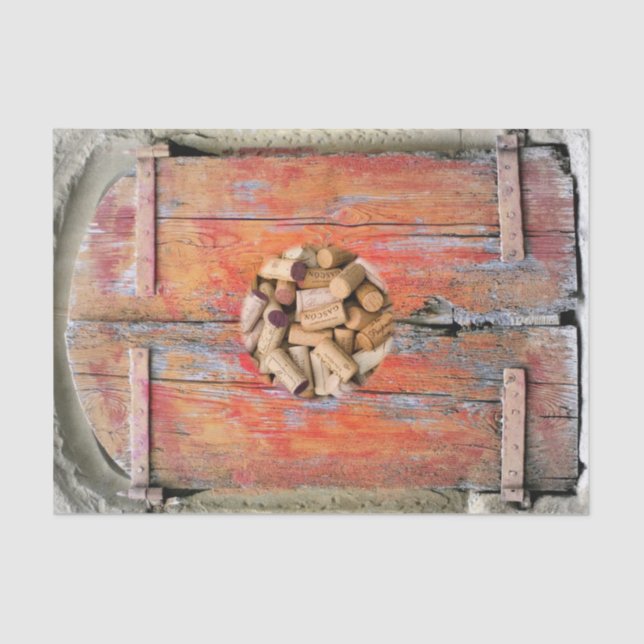 Gewebe Papier Holzkorken (Vorderseite)