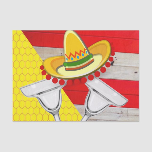Gewebe Papier Mexikanische Getränke (Vorderseite)