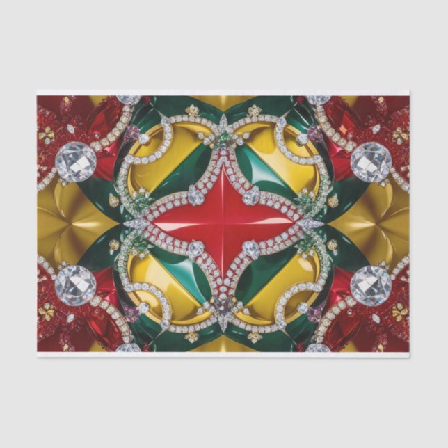 Gewebe-Papier mit Los Angeles Farben-Design Seidenpapier (Vorderseite)