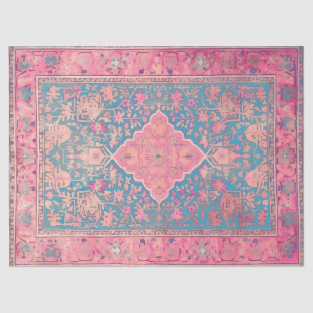 Gewebe-Papier mit persischem Muster Seidenpapier (Vorderseite)