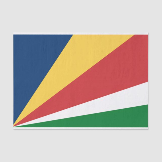 Gewebe-Papier mit seychellischen Farben Seidenpapier (Vorderseite)