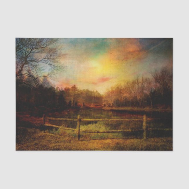 Gewebe Papier-Wecken Frühling Seidenpapier (Vorderseite)