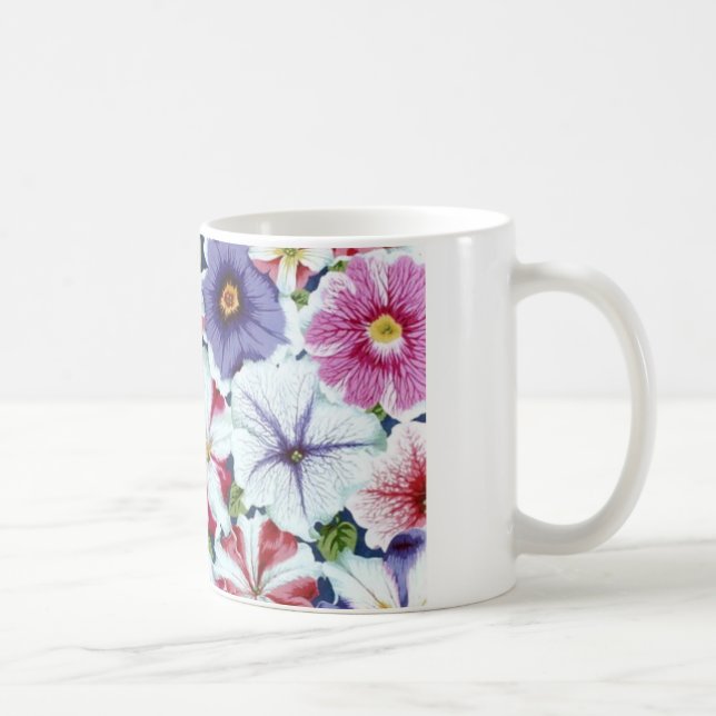 Gewebe-Petunie-Tasse Philip Jacobs Kaffeetasse (Rechts)