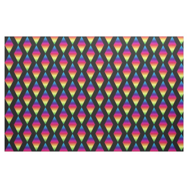 Gewebe - Rainbow Diamonds außerhalb des Set Stoff (Fat Quarter (45,7 x 55,9 cm))