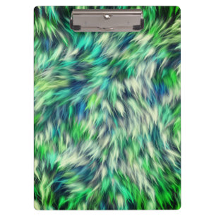 Gewebe Textur Grüne Pelze Design-68745 Klemmbrett