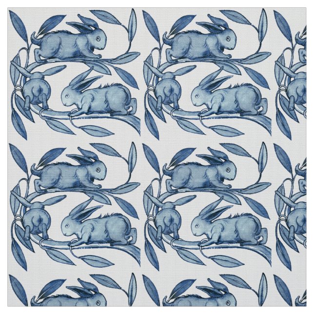Gewebe Williams De Morgan Rabbits Stoff (Muster)
