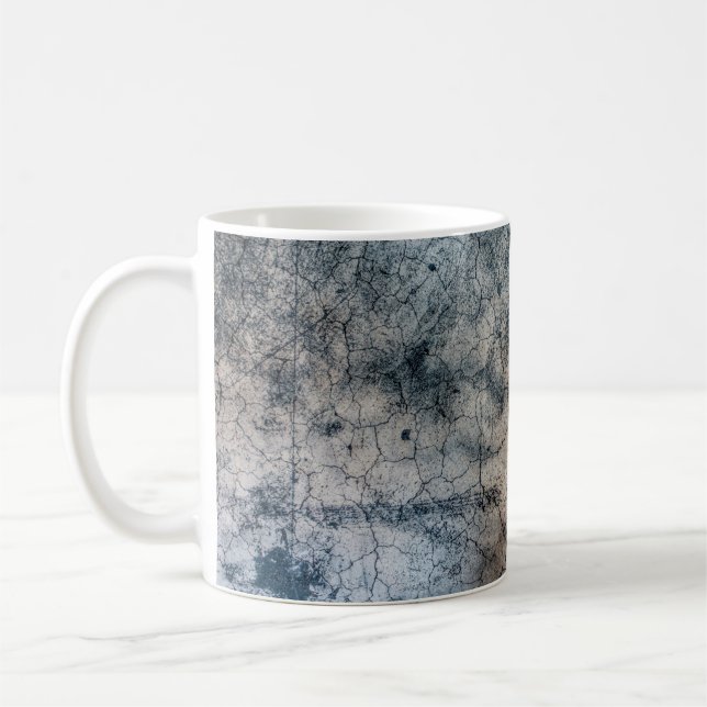 Gewebegrunge gebrochen kaffeetasse (Links)