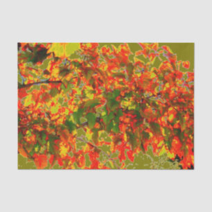 Gewebepapier "Herbst Feuer" Seidenpapier