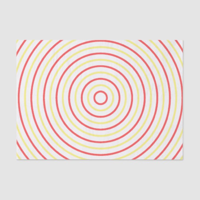 Gewebepapier-Kreis Seidenpapier (Vorderseite)