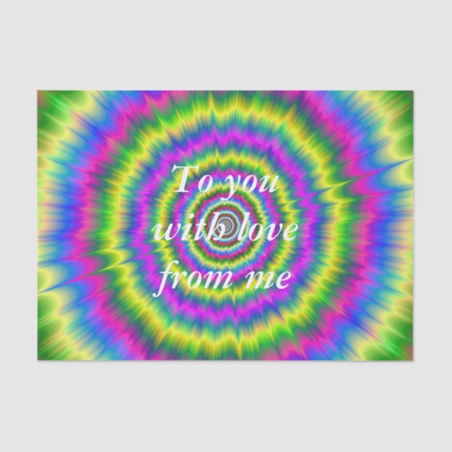 Gewebepapier Neon Explosion Seidenpapier (Vorderseite)