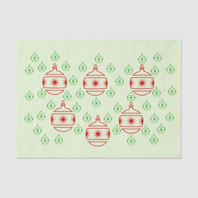 Gewebepapier - Rundbaumschmuck Seidenpapier (Vorderseite)