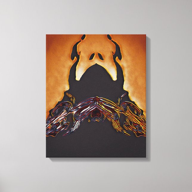 Gewebt Leinwanddruck (Vorderseite)