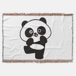 Gewebte Decke Kleiner Kawaii Panda