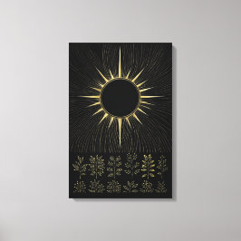 Gewebte Solare Essenz Fine Art Leinwand