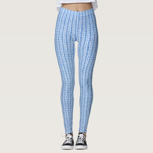 Gewebte Stoffstruktur, echtes Tuch. Leggings (Vorderseite)