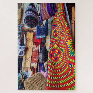 Gewebte Taschen Nahaufnahme Puzzle