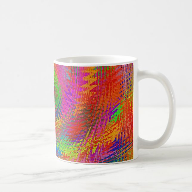 Gewebter Regenbogen Tasse (Rechts)
