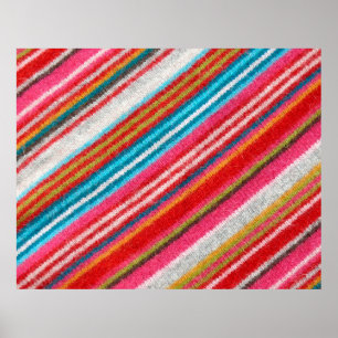 Gewebtes Wollgewebe. Mehr Stoffe in meinem Hafen. Poster