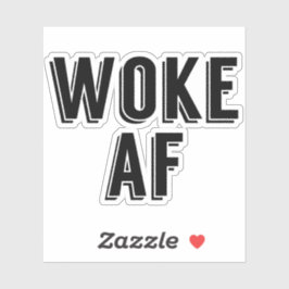 GEWECKT AF AUFKLEBER