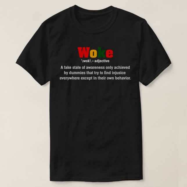 Geweckt Bedeutung 1 T-Shirt (Design vorne)