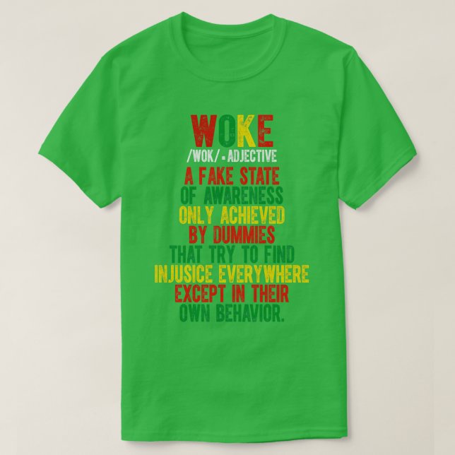 Geweckt Bedeutung 5 T-Shirt (Design vorne)