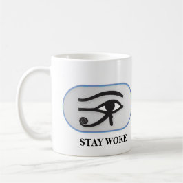 GEWECKT bleibe (AUGE DES HORUS) Kaffeetasse