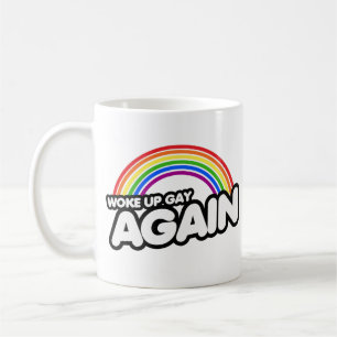 Geweckt Gay wieder Kaffeetasse