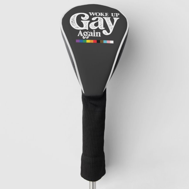 Geweckt Gay wieder unterstützen LGBT Prix Golf Headcover (Vorderseite)
