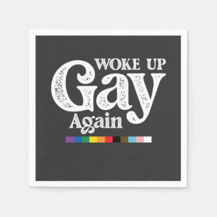 Geweckt Gay wieder unterstützen LGBT Prix Serviette
