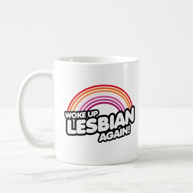 Geweckt Lesbian wieder Kaffeetasse (Links)