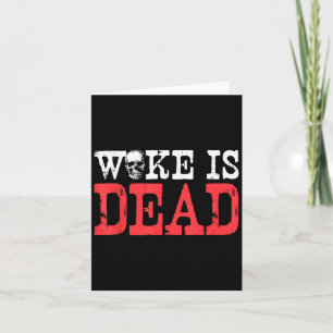 Geweckt Slogan Funny Funny Meme Zitat für Sar Karte