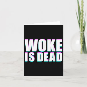 Geweckt Slogan Funny Funny Meme Zitat für Sar Karte