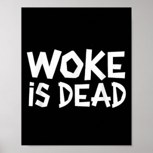 Geweckt Slogan Funny Funny Meme Zitat für Sar Poster