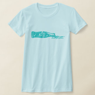 Geweckt Soda-Flaschen-Serie: Mint Blue T-Shirt