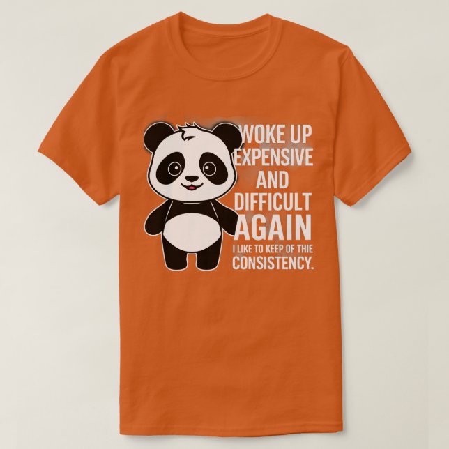 geweckt teuer und schwierig wieder ich mag es zu f T-Shirt (Design vorne)