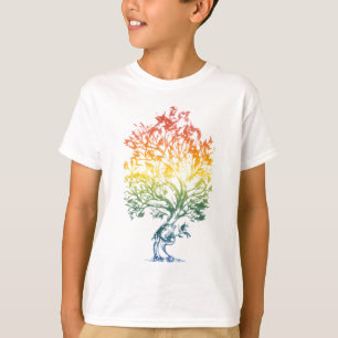 Gewehr-Baum-Bild T-Shirt