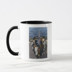 Gewehr-Crew in der Sieg-Bildung - US-Marine Tasse