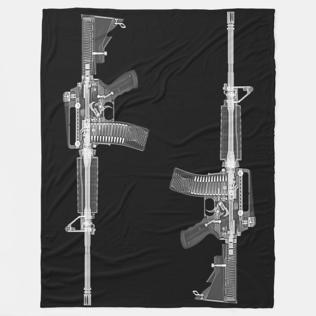 Gewehr-Feuerwaffen-Militärwaffen-Amerikaner des Fleecedecke (Vorderseite)