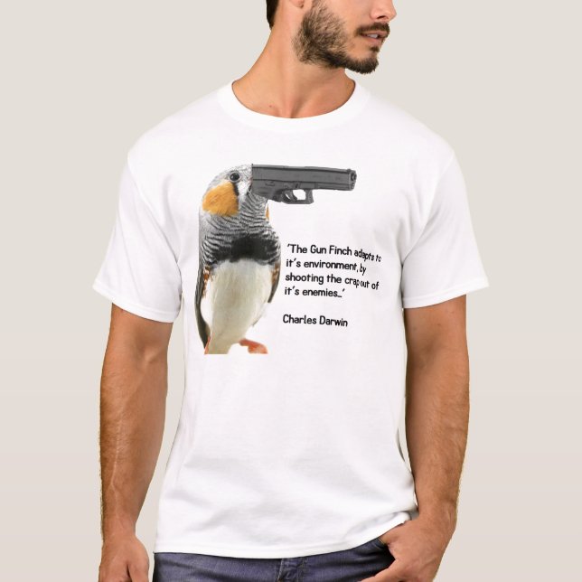 Gewehr-Fink T-Shirt (Vorderseite)