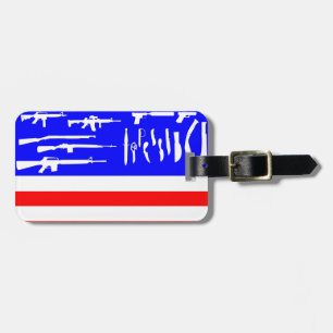 Gewehr-Flagge Gepäckanhänger